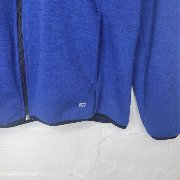 Eddie Bauer Men's Medium Full Zip Hoodie Sweatshirt Blue - Picture 3 of 5